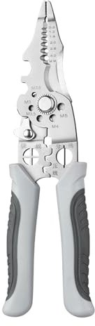 Ziyero Pelacables Electricista, Pelacables Multifuncional, Crimpadora de Alambre y Herramienta de Mano Multifunción, Diseño de Mango Profesional y Artesanía Refinada