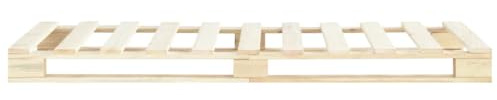 Generico Giroletto in Pallet di Legno Massello di Pino 90x200 cm,Mobili,Letti e Accessori,Letti e telai per letti-285234
