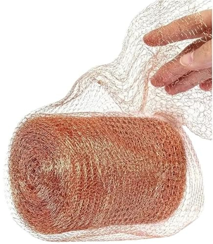 Colanders Food Strainers Copper Mesh With Different Specifications For Snail Fences Is Used To Block The Entrance Neck Protection Of Sail Fence Gardens Fine Mesh(12.7cmx9m)