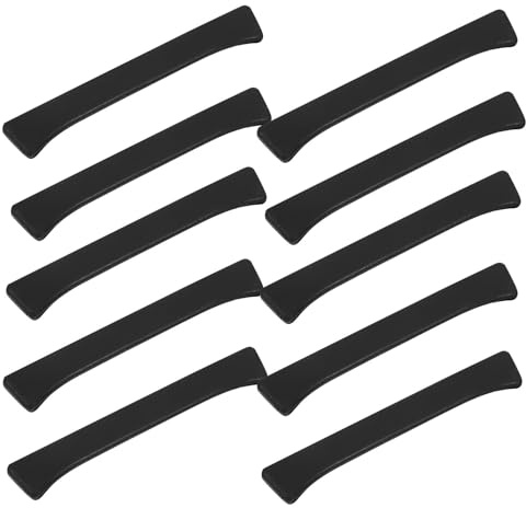 YARNOW 10pcs Black Plastic Protective Covers for Outdoor Activities and Logging, Moisture Resistant Blade Sheaths for Wood Cutting and Camping Use