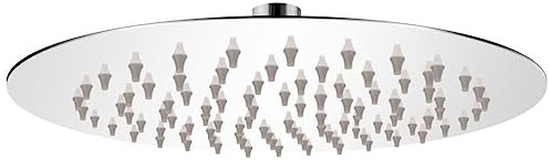 vidaXL Tête de Douche Plongeante Ronde Acier Inoxydable Pomme de Douche