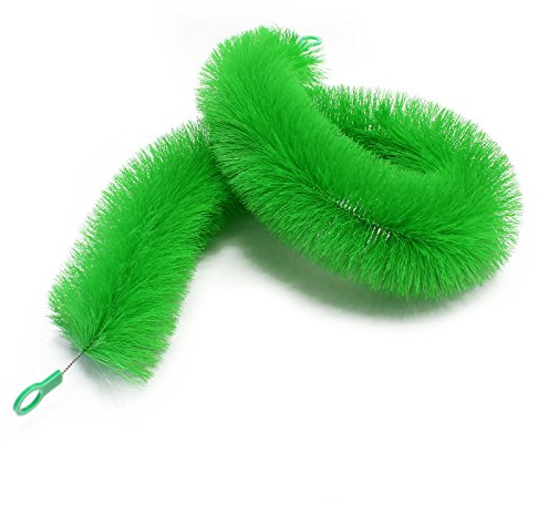 Wiltec Brosse pour Fraie 150cm Ø 15cm Brosse de reproduction Verte Brosse de ponte pour Carpes Koï Bassin Étang Équipement aquatique Entretien Étang Bassin de Jardin