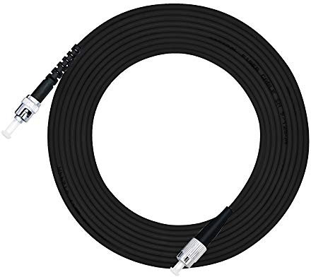 Jeirdus 15 Metri FC a ST All'aperto Corazzato Simplex 9/125 SMF Cavo a Fibra Ottica Ponticello Cavo Patch ottico Singlemode FC-ST