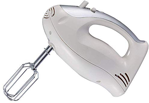 FHKBB Batidora de Mano 200W Batidoras Batidoras de Mano Batidoras de Mano de Cocina de 5 velocidades con función Turbo con batidora de Cocina Turbo de Mano Batidora Profesional de Acero