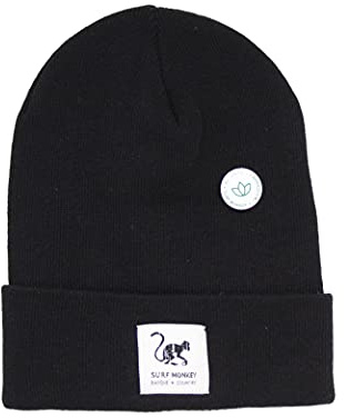 DRESSED IN MUSIC PLAY WITH ME Beanie Mütze für Erwachsene, Unisex, Surf Monkey®, Einheitsgröße, Wintermütze