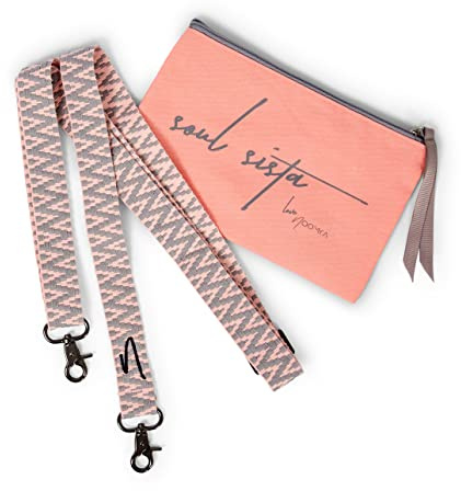 NOOMYA® Handykette Sweet Grey | Baumwolle | Wechselband zum Umhängen | ohne Hülle | universal für Handyhüllen mit Ösen | iPhone Samsung Google Xiaomi | Taschengurt kl. Tasche Handytasche | Geschenk