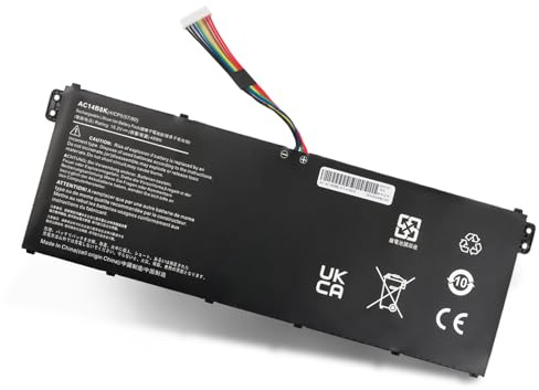 Wikinu AC14B8K AC14B3K Laptop Akku für Acer Aspire ES1-111M ES1-512 ES1-711 E3-112 E5-721 E5-731 E5-771 E5-771G R3-131T R7-371T R7-372T R5-471T R5-571T A515-41G