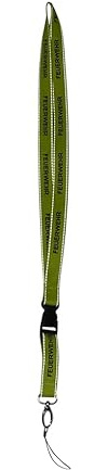Feuerwehrstore | Feuerwehr-Schlüsselband lang Lanyard Keyholder | Karabiner-Haken Clip-Lock Neongelb Reflektierend Schriftzug | Geschenk-e Kind-er Erwachsene