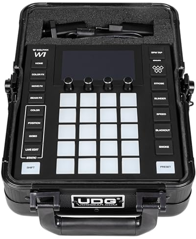 UDG Ultimate Flight Case für Wolfmix W1 MK2 – Pick Foam, Leichtgewichtig, Schwarz (U93019BL) | Präzise geschnittener Aluminium-Koffer; maßgeschneidertes Schauminnere; sichere Verschlüsse; leichte Touring-Bauweise