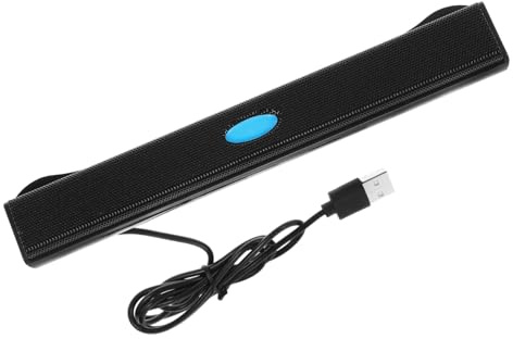 Gadpiparty USB Soundbar Mini Subwoofer Lautsprecher Surround Sound Stereo Einheit Leicht Und Kompakt Kompatibel Mit Pc Laptop Tablets Smartphones Geeignet Für Multimedia Und Gaming