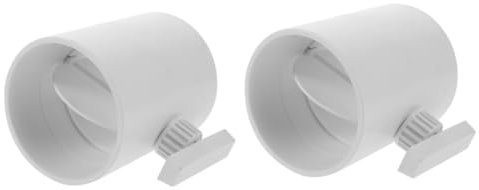 Uonlytech 2stücke Manuelles Luftstromregelventil Präzise Steuerung Für Lüftungssysteme Einfache Installation Und Bedienung Effiziente Luftmengenanpassung Optimal Für Rohre Und Kanäle