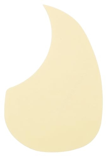 QUARKZMAN 1 Stück Akustikgitarren Schlagbrett Gitarren Schutzplatte Passend für 38 Zoll Selbstklebende Rechtshänder Akustik E Gitarren Teile 96x158mm Wassertropfenform Transparent