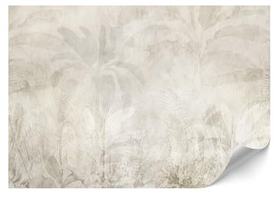 LUMASOUL Papel Pared 500x350 cm - Papel Pintado Pared con motivo Naturaleza - Papel Pared Moderno para Salón y Dormitorio - Fotomurales Fácil de instalar - Beige y crema I