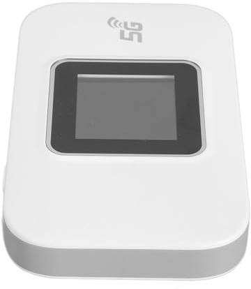 VELATEMOR 4G LTE Tragbarer WLAN-WLAN-Router, USB-betriebenes LCD-Display, 300 Mbit/s Hochgeschwindigkeit, Gemeinsame Nutzung von Bis zu 10 -Geräten 4G Mobile für Europa