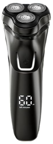 Oryzon Herrenrasierer V1 Pro, 4D-Schwebekopf Elektrorasierer Für Herren Mit Wasserdicht, Pop-Up Trimmer Und 60 Tagen Standby (Schwarz*1)