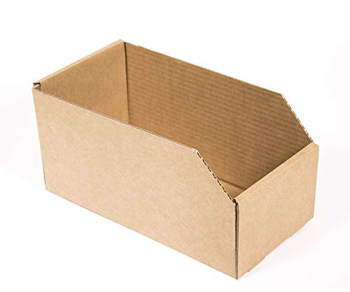Caja de almacenamiento de cartón abierta | 10 unidades | Talla S