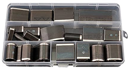Tiardey 39pcs Juego de herramientas de bricolaje para perforar artesanías de cuero para cortador hueco de forma hecho a mano