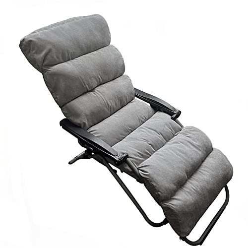 Morbuy Deckchair Auflagen für Gartenliegen, Sonnenliege Kissen Tragbare Garten Innenhof Gepolstertes Bett Relax-Liegestuhl Sitzauflage für Deckchair, Innen, Außen (170x60cm,Blau)