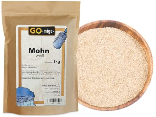 1kg Mohn Weiß Premium Qualität 1000g