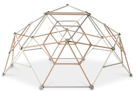 EXIT TOYS Kletterkuppel ø300cm - Outdoor-Spielgerät für Kinder ab 3 Jahren mit Klettersteinen, strukturierten Rohren und Bodenankern - TÜV-geprüft