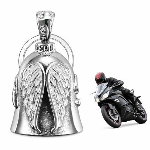 Csuntikulo Glücksbringer Motorrad-Schlüsselanhänger Mit Guardian Bell - Biker Schutzglocke Und Talisman