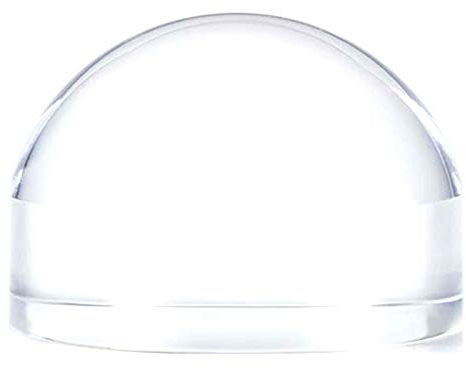 OUZBEM 2 Magnification Dome - Portable Paperweight 8x Magnifying Glass Clear Reading Aid Magnifying Dome Easy to Glide for Reading Books, Maps, Newspapers and Magazines vision