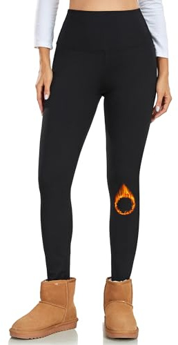 Opssaker Leggins Termicos Mujer Invierno Mallas Termicas Cálidos Forro Polar Pantalones