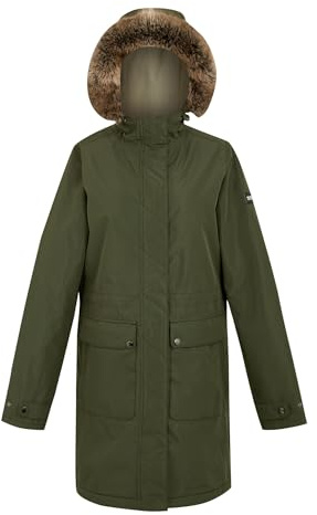 Regatta Womens Sabinka II Fur Trim Hood Waterproof Parka Jacket Coat