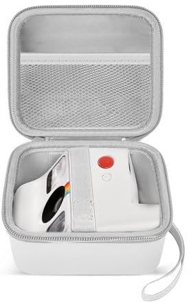 Leayjeen Étui pour Appareil Photo Instantané pour Polaroid Go Génération 2, Étui Rigide en EVA (Coque Uniquement) Blanc