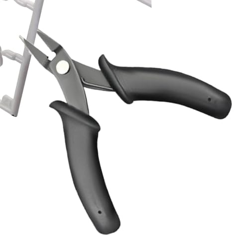 Pinza per la produzione di gioielli, strumenti per la produzione di gioielli in acciaio al carbonio, pinza a becco ago per lavori manuali | Pinze antiscivolo e strumenti di rimozione dei gioielli per