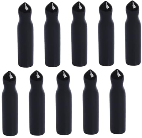 Generic 10pcs Small Rubber Pourer Caps for Wine Bottles Dustproof Liquor Spout Covers for Home Bar and Parties