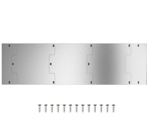 Trittplatte für die Haustür, Metall-Türschutzplatte, Edelstahl-Schutzplatte, kratzfest, für Arbeitszimmer, Badezimmer
