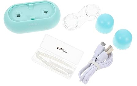 Holibanna Automatischer Elektrischer Kontaktlinsenreiniger Tragbar Pvc Material Kompakt Biologischer Elektrolyse Reiniger für Zuhause Reise Büro