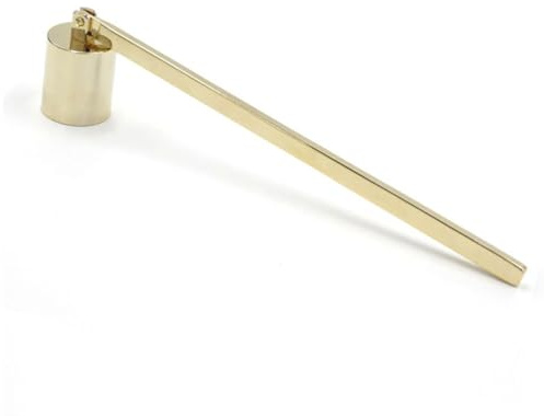 PRETYZOOM 6.3 Inch Candle Extinguisher Bell Snuffer with Wick Dipper for Clean Candle Burn and Soot Prevention Accessory