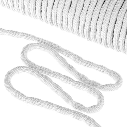 QWORK® Cinta de Plomo para Cortinas de 10 Metros, Alambre de Peso para Cortinas, 30 g/m, para Varios Tipos de Cortinas y Decoraciones de Tela