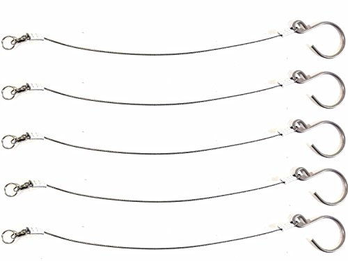 SK Style Stainless Steel Wind Spinner Extension Line, Hook And Swivel