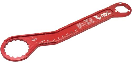 Wolf Tooth Ultralight Pack Bottom Bracket Wrench and Chain Whip (Pack Wrench, Ultralight)