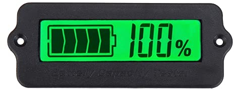 DollaTek Monitor de batería Probador de Capacidad de Voltaje Batería de Plomo-ácido 12V ~ 60V Batería de Hierro-Litio Indicador de Porcentaje de Capacidad de Voltaje - Verde