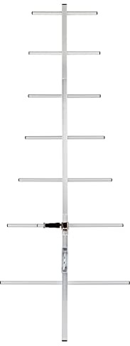 TWAYRDIO 7 Elements UHF Yagi Antenna,11dBi 70cm 400-470Mhz Outdoor Directional Yagi Base Antenna for GMRS Amateur Radio, Satellite Work