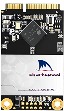 S SHARKSPEED 1To mSATA Internal SSD Disque Interne Solid State Drive SATA III 6Go/s Mini SATA 3D NAND,pour Mini PC Ordinateurs Portables tablettes et PC(1To, mSATA)