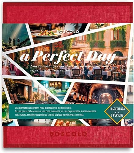 Boscolo Gift A Perfect Day | Una Giornata Romantica per 2 Persone | Esperienze di diversa Natura| Idea Regalo Anniversario/per la Coppia | 60+ proposte in Italia — Valido 12 Mesi