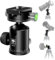 SIRUI Tripod Ball Head for Camera, 360° Double Panoramic Head with 36mm Metal Ball and 1/4 Quick Release Plate for DSLR Camera, Camcorder, Tripod, Monopod, Max Load 20kg/44lbs, KH-20