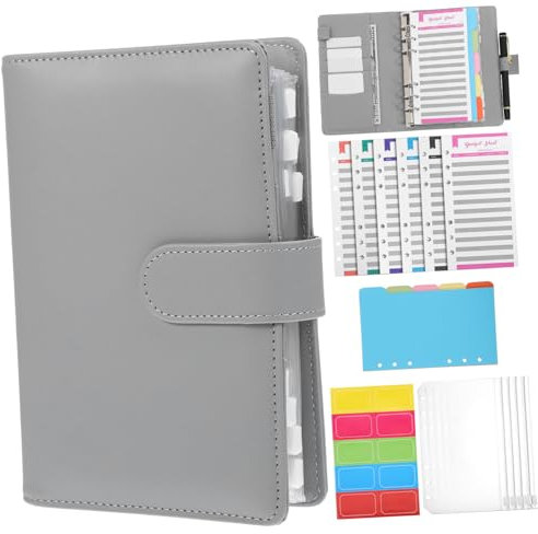 HONMEET Ringordner Budgetordner Mini Ordner Challenge Buch Finanzplaner Budget Planer Geld Sparen Ordnung