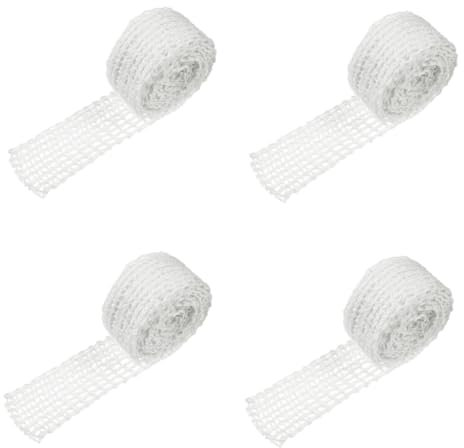 Amosfun Räuchernetze 4 Stück Netz Grill Schweinefleisch Bratwurst Verpackung Von Fleisch Reifekammer Für Fleisch Wursthüllen The Cook Die Köchin Prosciutto Seil Mit Schweinesauce Küchenwaren Garn Weiß