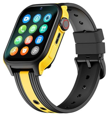 4G Reloj Inteligente Niño/GPS/WiFi/Videollamada/SOS Smartwatch, Fotografía, Música, Horario De Clase, Modo De Clase, Despertador, Podómetro, 4 A 12 Años,B