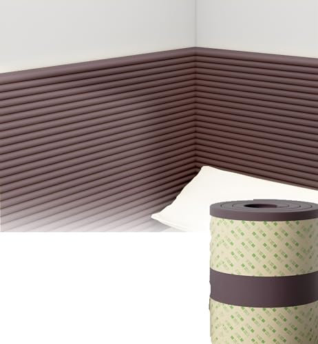 Panneaux muraux en mousse acoustique 3D pour chambre à coucher, panneaux muraux insonorisants et autocollants pour décoration de salle de jeux, tête de lit rembourrée, anti-collision, marron, 60 cm x