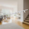 BRILONER - Set completo di binari, 4x spot GU10 orientabili, 2x GU10 a sospensione, a L, sistema di binari a soffitto, binario per faretti, lampada a soffitto, plafoniera, faretto, 2,25m, bianco