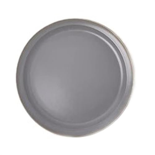 ADERFETBI Piatti Moderni Piatto piano rotondo glassato Piatto da colazione Piatto da dessert Piatto da dessert for la cena Cucina di casa Ristorante Zuppiera Servizio Piatti(A,20.5cm)