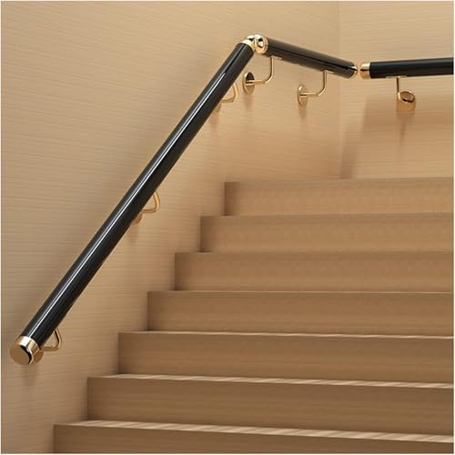 ININOSNP Barandilla Flotante para escaleras Pasamanos, pasamanos de Escalera montados en la Pared, pasamanos de Escalera Resistentes for escalones de Porche al Aire Libre(100cm)