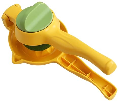 Squeezer al limone - Jimia di agrumi portatile, pressa manuale di frutta | Impugnatura comoda non slittata, spremiagrumi facili da usare per arance lime verdure, design in metallo pesante, cucina port